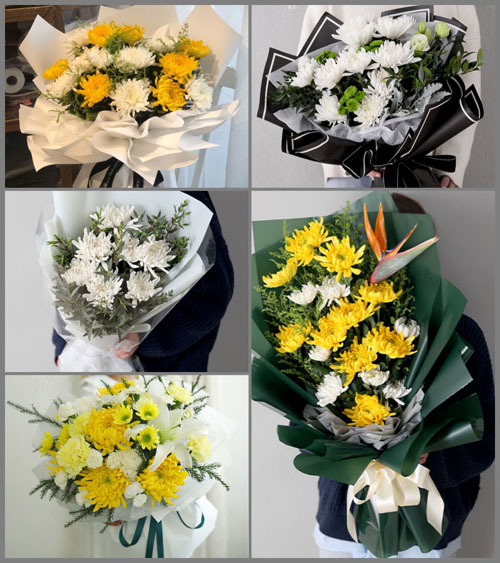 贵州铜仁市松桃县牛郎镇矮红村白事花束代送